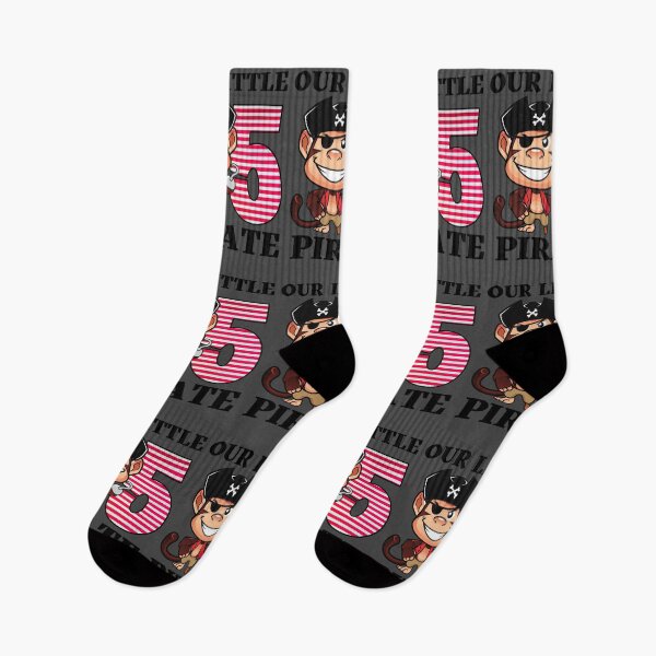 Item preview, ARR Im 5 Pirate Monkey Birthday Party Family Themed Party designed and sold by Vibbin4Life33.