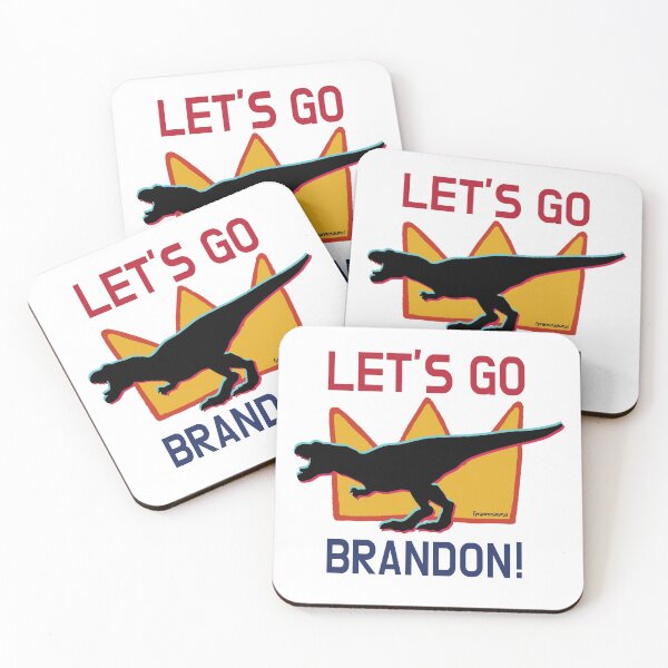 Item preview, Let's Go Brandon dinosaur crown designed and sold by 2929shop.