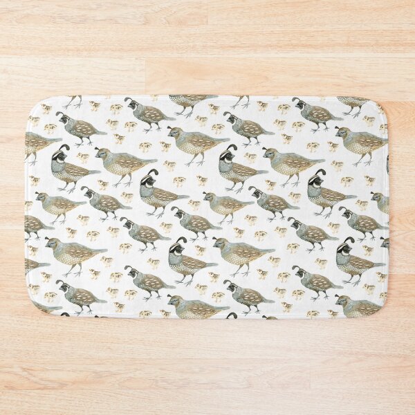 Item preview, Watercolor Quail pattern designed and sold by paintedpansy.