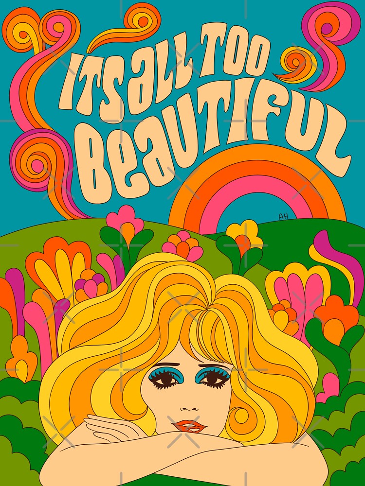 "It’s all too beautiful " Sticker for Sale by MissPennyLane Redbubble