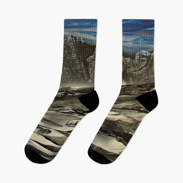 Item preview, Dark Mountains Frozen River designed and sold by George Hutton Hunter.