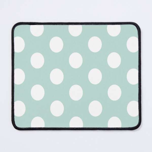 Item preview, Large WHITE and MINT GREEN POLKA DOTS designed and sold by RachelMacht.