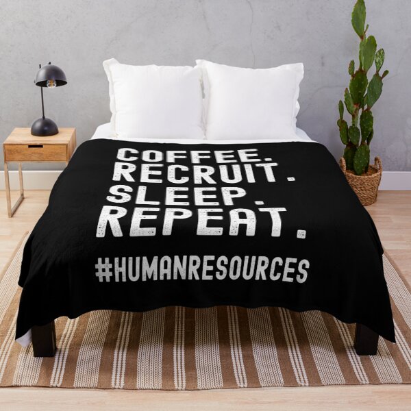 Item preview, Coffee Recruit Sleep Repeat Funny Recruiter Gifts designed and sold by JustCreativity.