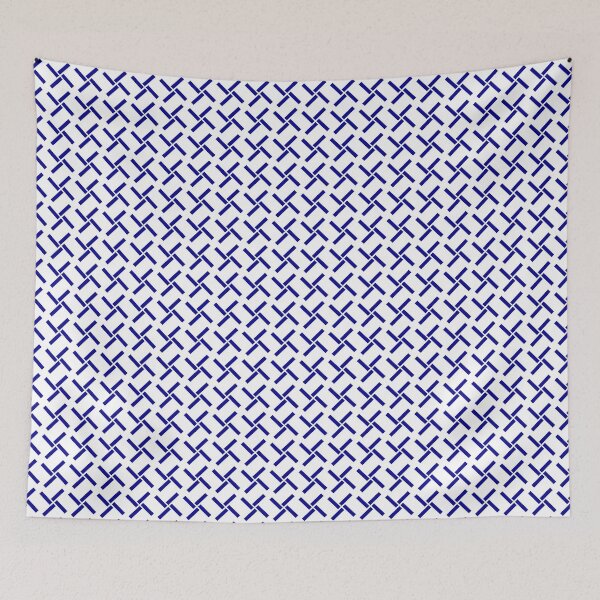 Item preview, blue cross lines designed and sold by EtelGodoy.
