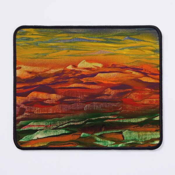 Item preview, Sunset melts over landscape designed and sold by George Hutton Hunter.