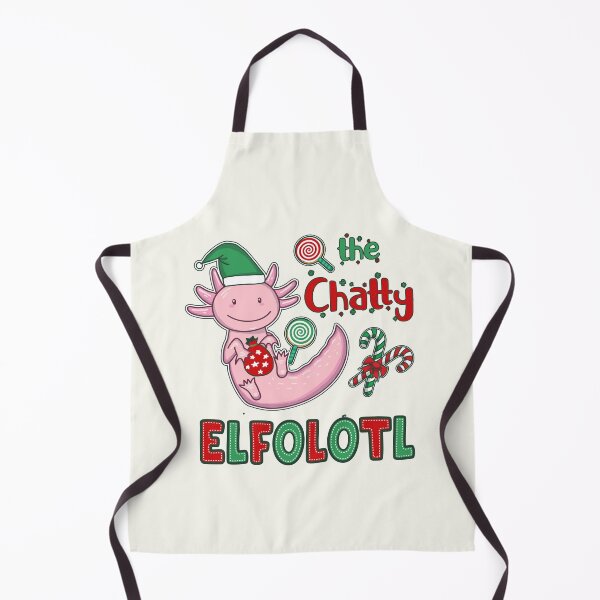 Item preview, Christmas Axolotl Elf - Chatty Elfolotl designed and sold by GrimButterfly.