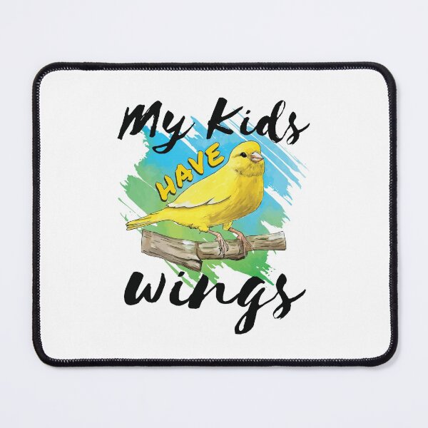Item preview, My Kids Have Wings Canary Mom Dad Parent designed and sold by jaygo.