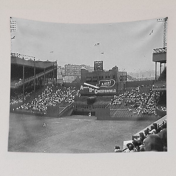 Item preview, New York Polo Grounds Outfield, 1952 Polo Grounds photo, Centerfield, Chesterfield ad, New York Baseball Stadium, Old Stadiums, Ballpark designed and sold by Nostrathomas66.