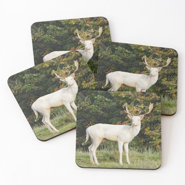 Item preview, A Handsome White Hart Stag designed and sold by Karen Thomson.