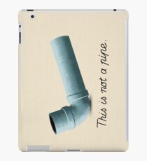 Ceci n'est pas une pipe iPad Case/Skin