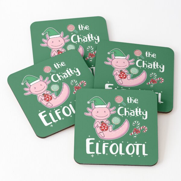 Item preview, Chatty Christmas Axolotl Elf  designed and sold by GrimButterfly.