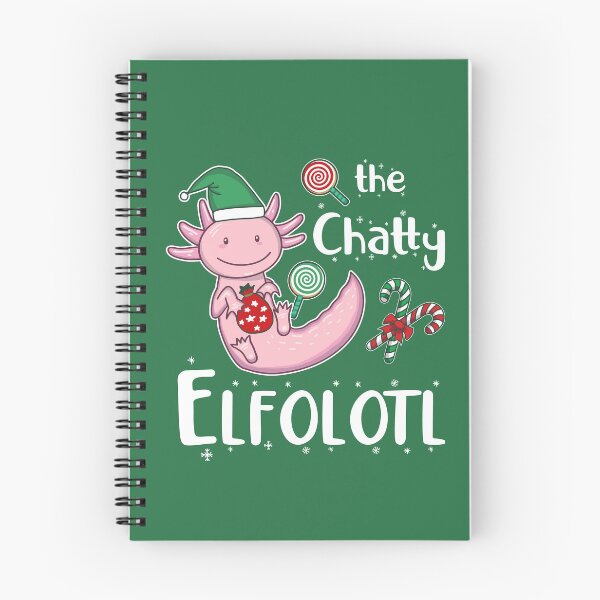 Item preview, Chatty Christmas Axolotl Elf  designed and sold by GrimButterfly.