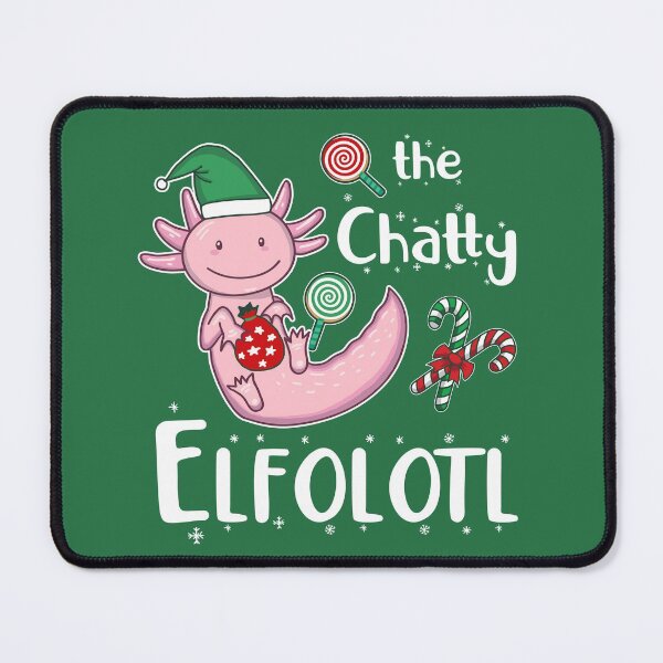 Item preview, Chatty Christmas Axolotl Elf  designed and sold by GrimButterfly.