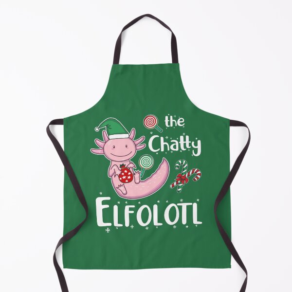 Item preview, Chatty Christmas Axolotl Elf  designed and sold by GrimButterfly.