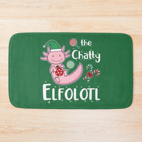 Item preview, Chatty Christmas Axolotl Elf  designed and sold by GrimButterfly.