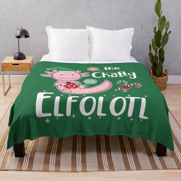Item preview, Chatty Christmas Axolotl Elf  designed and sold by GrimButterfly.