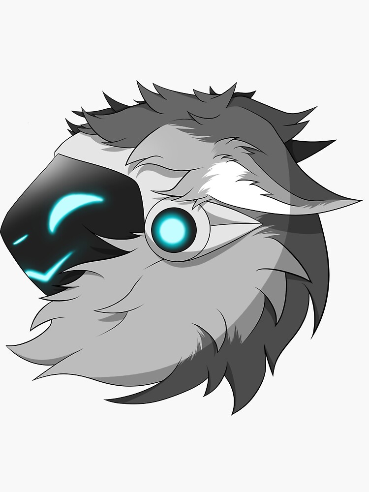 protogen mask sticker by Phill1pp on DeviantArt