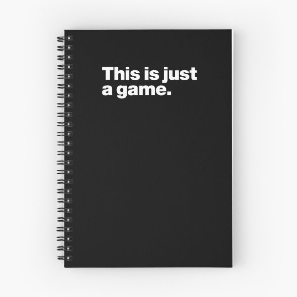 Item preview, This is just a game (white) designed and sold by dudethecreator.