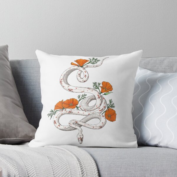 Item preview, Palmetto Corn Snake and California Poppies designed and sold by SarehPuetz.