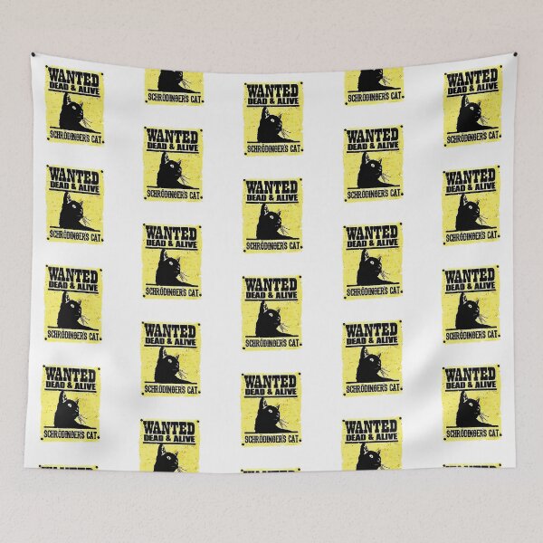 Item preview, Science Cat Wanted Dead And Alive Schrodinger's Cat Classic designed and sold by fivestd3.