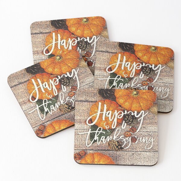 Item preview, HAPPY THANKSGIVING Rustic Pumpkin Design designed and sold by CreativeTigers.