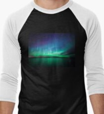 Beautiful northern lights Men's Baseball ¾ T-Shirt