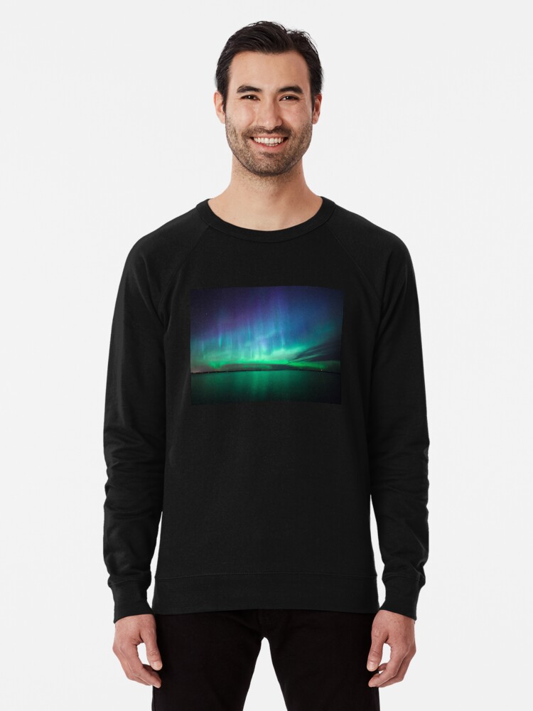 Beautiful Northern Lights Lightweight Sweatshirt By Juhku Redbubble