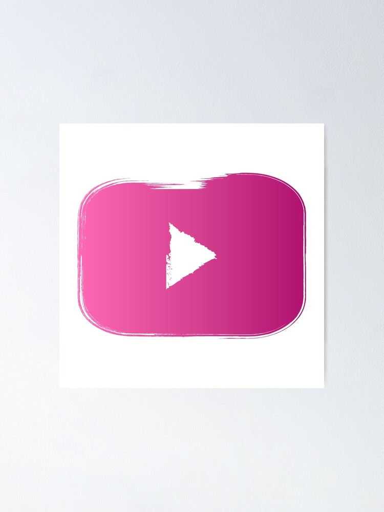 Youtube Pink Gradient Logo Of Social Media Icon Design