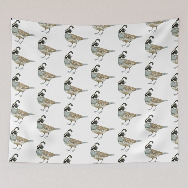 Item preview, Watercolor California Quail- Male designed and sold by paintedpansy.