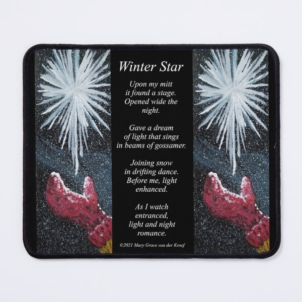 Winter Star Mouse Pad