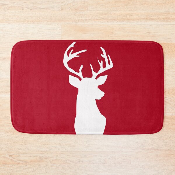 Item preview, Deer head. White and red. designed and sold by marinaklykva.