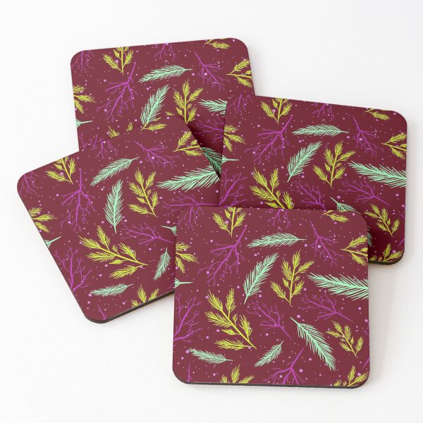 Item preview,  Trending red colorful christmas leaves and brances designed and sold by urban-color.