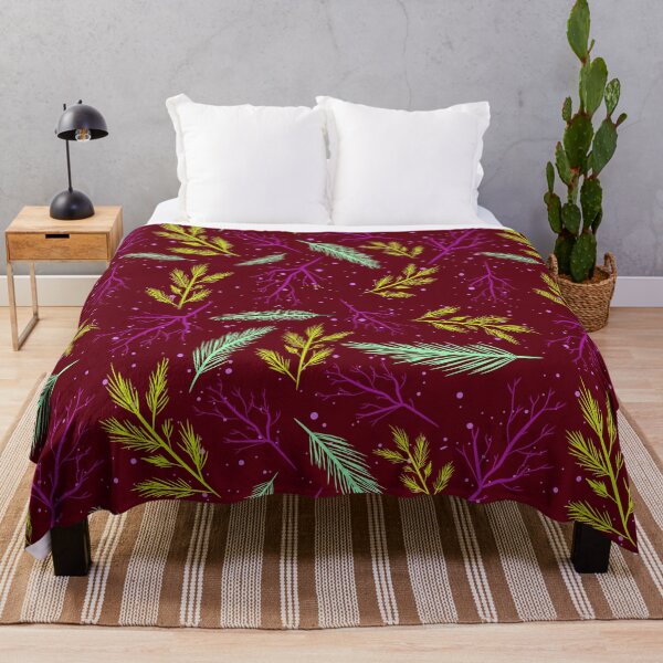 Item preview,  Trending red colorful christmas leaves and brances designed and sold by urban-color.