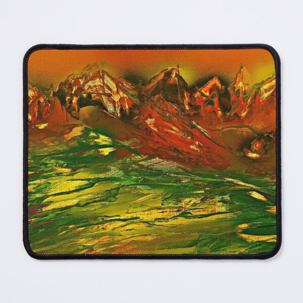 Item preview, Greening mountain landscape at sunrise designed and sold by George Hutton Hunter.