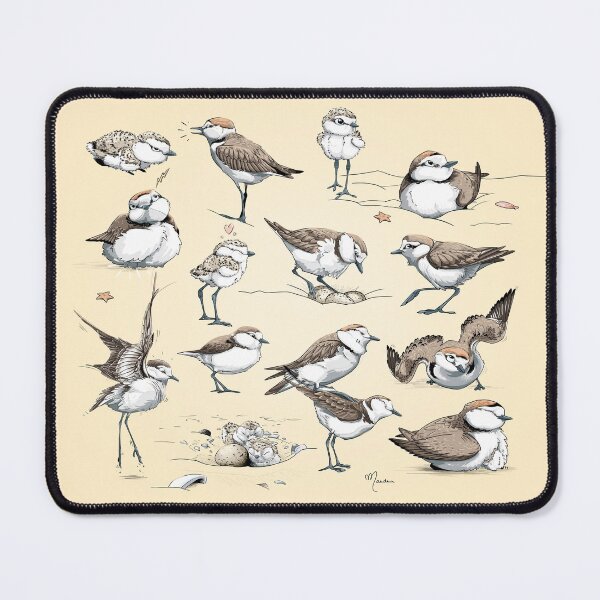Item preview, Plover family - Sand back ground designed and sold by Maudeux.