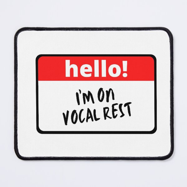Item preview, I'm on vocal rest designed and sold by infazbdeen.