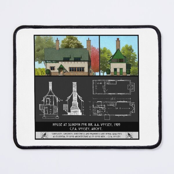 Item preview, House at Slindon [project] by CFA Voysey, 1909 designed and sold by MichaelEpp.