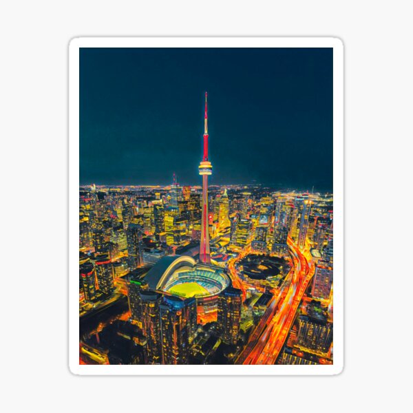 Item preview, Toronto by Night designed and sold by Sofia-Draws.