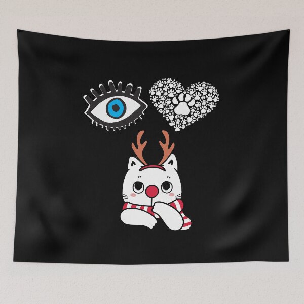 Item preview, I Love Reindeer Christmas Cats - Ultimate Gift For Any Feline Lover designed and sold by Vibbin4Life33.