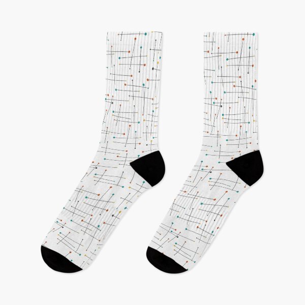 Item preview, Funky Retro Mid Century Lines Pattern designed and sold by Orchard Berry.