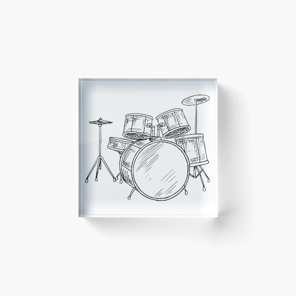 Item preview, Acoustic Drum set   designed and sold by TWFASHION.