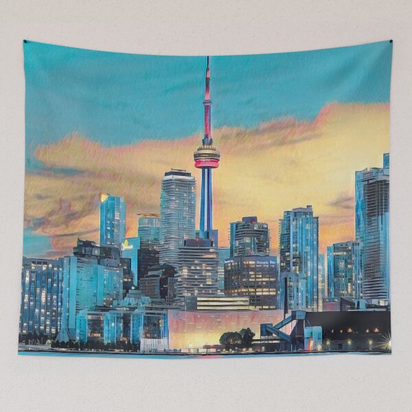Item preview, Toronto Skyline designed and sold by Sofia-Draws.