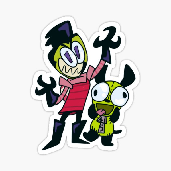 Vista previa del artículo con la obra «Zimothy y gir», diseñado y vendido por turboraven.