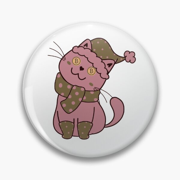 Item preview, BITCOIN CUTE CAT designed and sold by wildwhimsical.