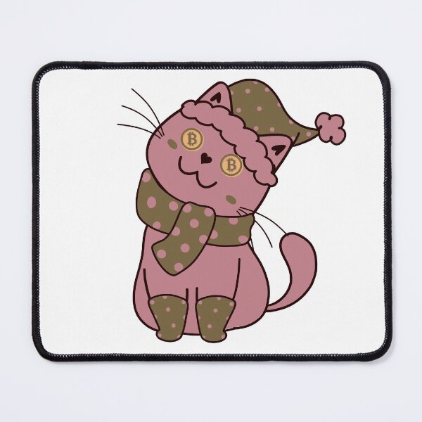Item preview, BITCOIN CUTE CAT designed and sold by wildwhimsical.
