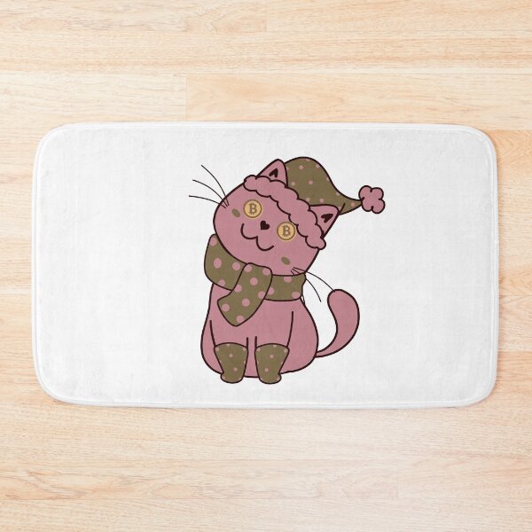 Item preview, BITCOIN CUTE CAT designed and sold by wildwhimsical.