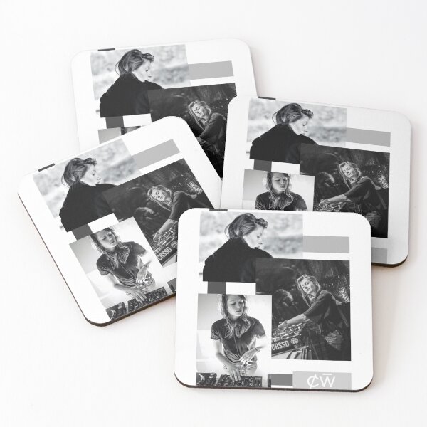 Item preview, Charlotte de Witte - black and white   designed and sold by HibiscusBranch.