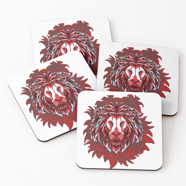 Item preview, The lion king of the jungle with a flaming head designed and sold by MiarCo.