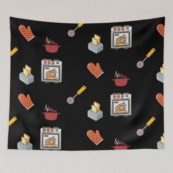Item preview, Kitchen Cooking Items Pack In Black designed and sold by LuckyKermit.