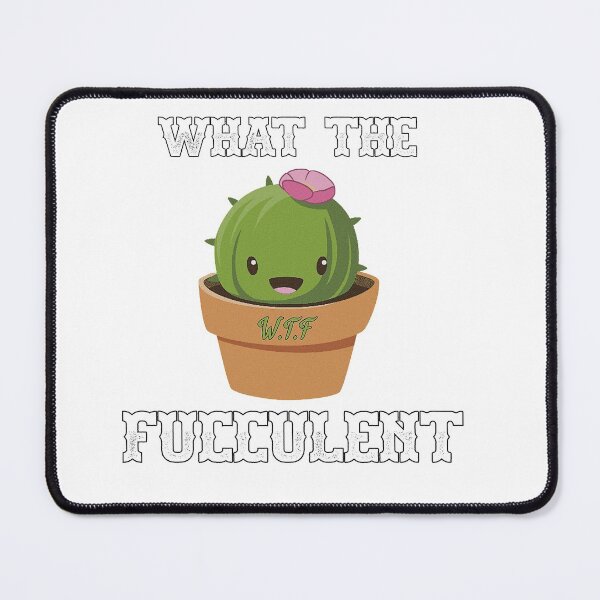 Item preview, What The Fucculent Funny Succulent Gardening Kawaii designed and sold by JustiesDesigns.